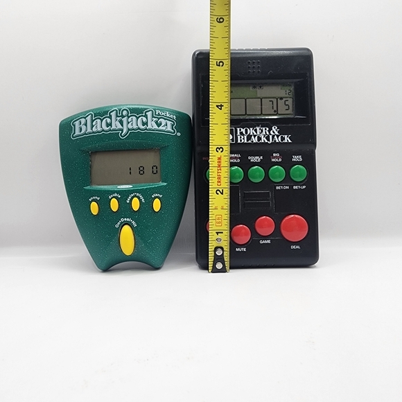 2 Handheld Games 1994, 2002 Diversified Poker Blackjack 21 - Picture 4 of 5